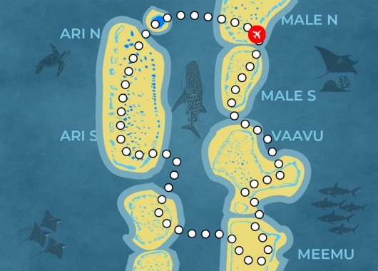 Atolls Centre et Sud